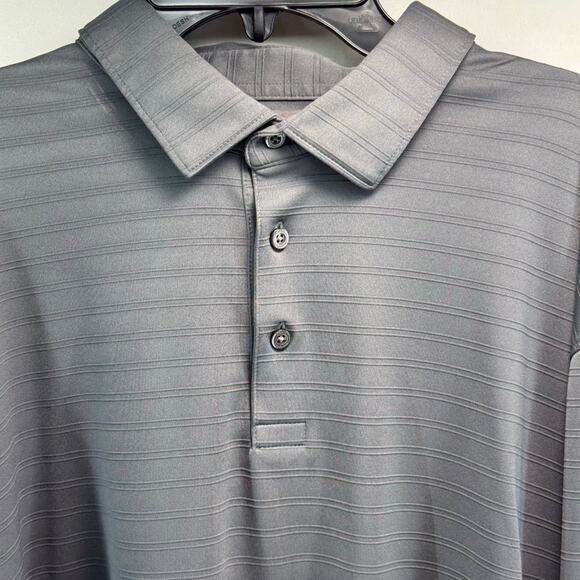 Men’s gray XXL long sleeve Daniel Cremieux polo style shirt - Picture 5 of 7
